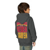 Kansas Fans Never Waver Youth Heavy Blend Hooded Sweatshirt
