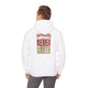 San Francisco Fans Never Waver Hoodie w Leopard Football - Unisex Heavy Blend Sweatshirt by Printify