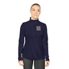 Never Waver Leopard Ladies Quarter-Zip Pullover