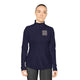 Never Waver Leopard Ladies Quarter-Zip Pullover by Printify