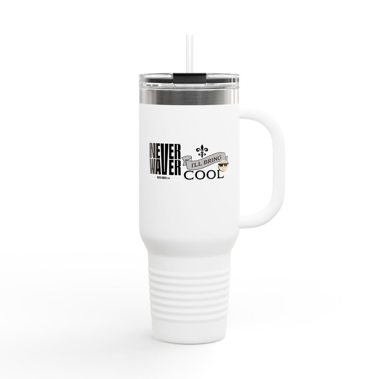 Never Waver I'll Bring The Cool Insulated Travel Mug, 40 oz