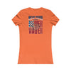New York Fans Never Waver W-Leopard Football Women's Favorite Tee
