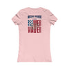 New York Fans Never Waver W-Leopard Football Women's Favorite Tee