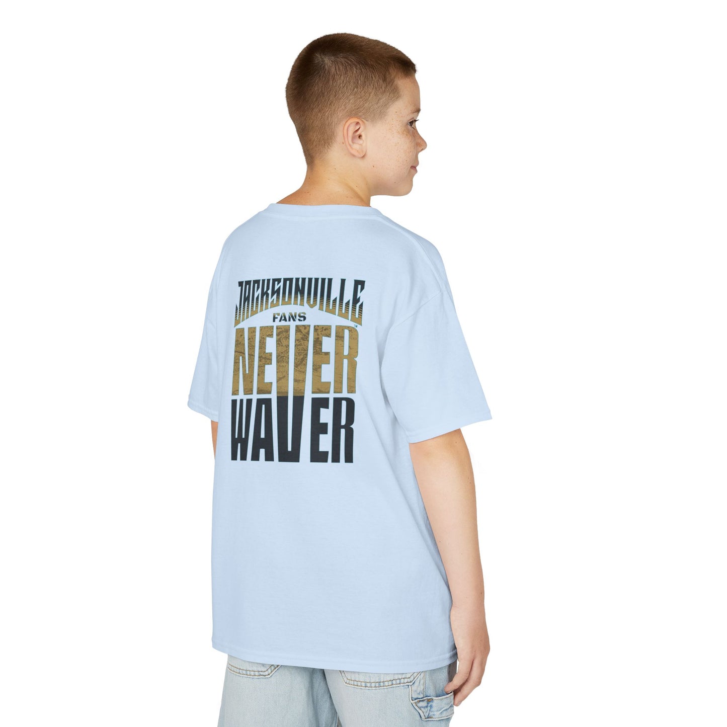 Jacksonville Fans Never Waver Kids Heavy Cotton™ Tee