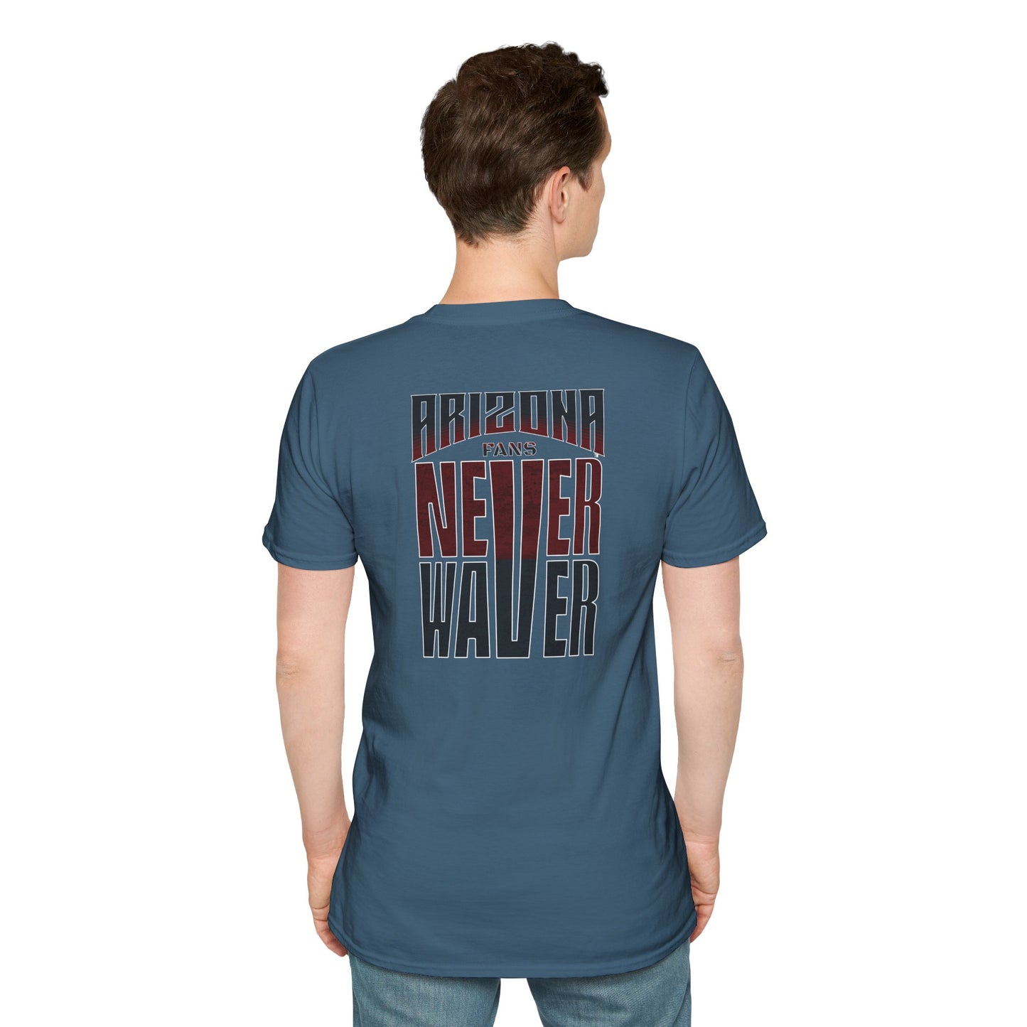 Arizona Fans Never Waver Unisex Softstyle T-Shirt