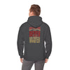 San Francisco Fans Never Waver Hoodie w Leopard Football - Unisex Heavy Blend Sweatshirt