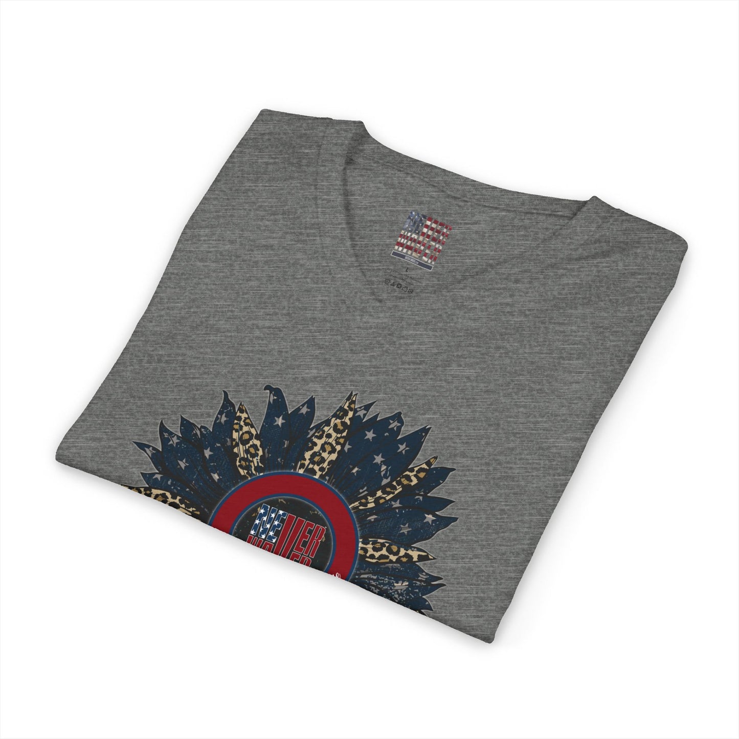 Unisex V-Neck Tee - Never Waver Be Red White & A little Bougie T-Shirt