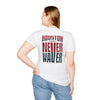 Houston Fans Never Waver Unisex Softstyle T-Shirt