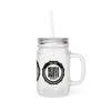 Never Waver PAPA Because Grandpa Is For Old Guys Mason Jar with Straw - Perfect Gift for Father's Day or Independence Day