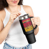 Kansas Fans Never Waver W-Leopard Football Insulated Travel Mug, 40oz