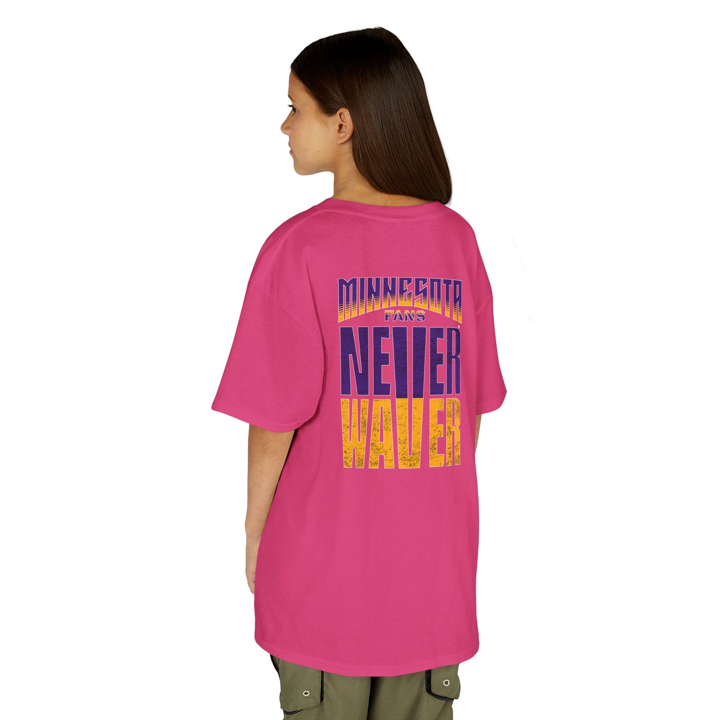 Minnesota Fans Never Waver Kids Heavy Cotton™ Tee