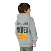 Green Bay Fans Never Waver Youth Heavy Blend Hooded Sweatshirt