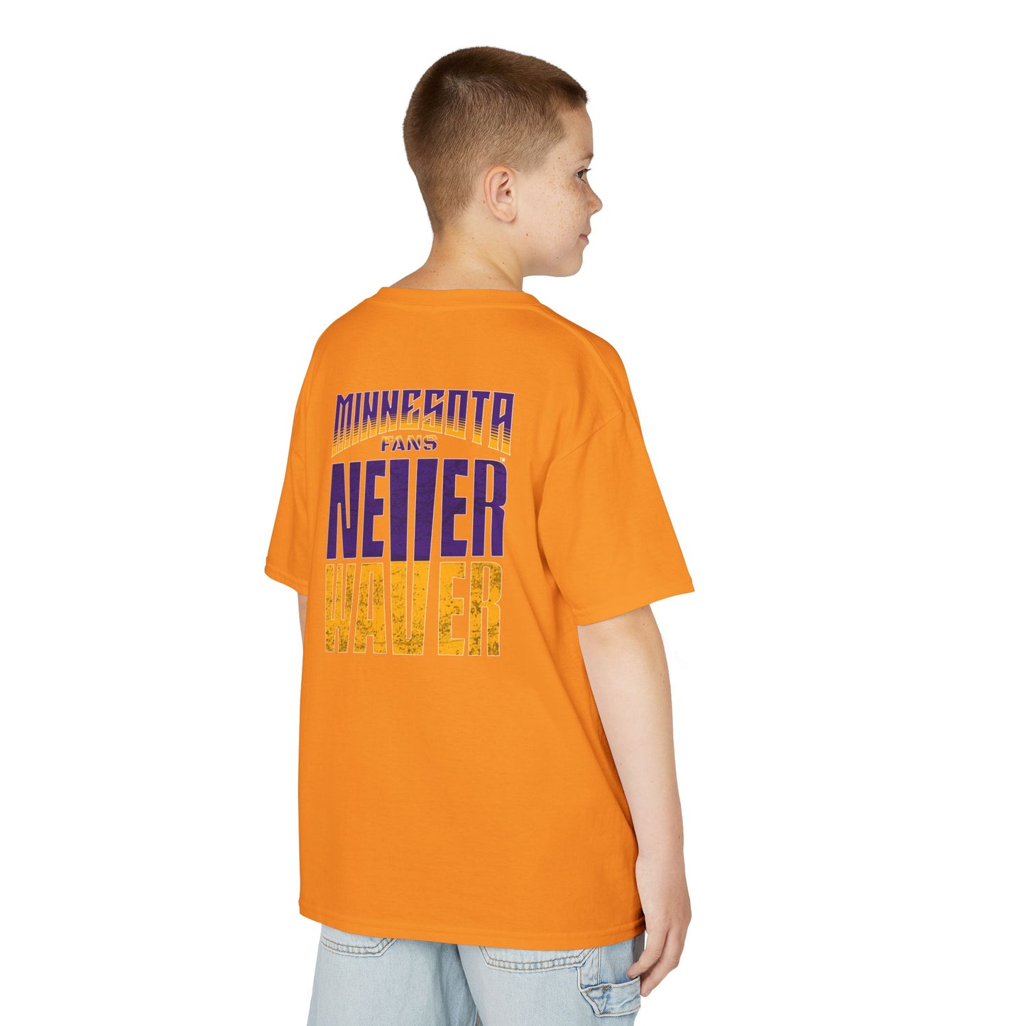 Minnesota Fans Never Waver Kids Heavy Cotton™ Tee