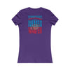 Tennessee Fans Never Waver W-Leopard Football Women's Favorite Tee