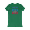 Tennessee Fans Never Waver W-Leopard Football Women's Favorite Tee