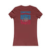 Tennessee Fans Never Waver W-Leopard Football Women's Favorite Tee