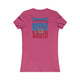 Tennessee Fans Never Waver W-Leopard Football Women's Favorite Tee by Printify