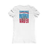 Tennessee Fans Never Waver W-Leopard Football Women's Favorite Tee