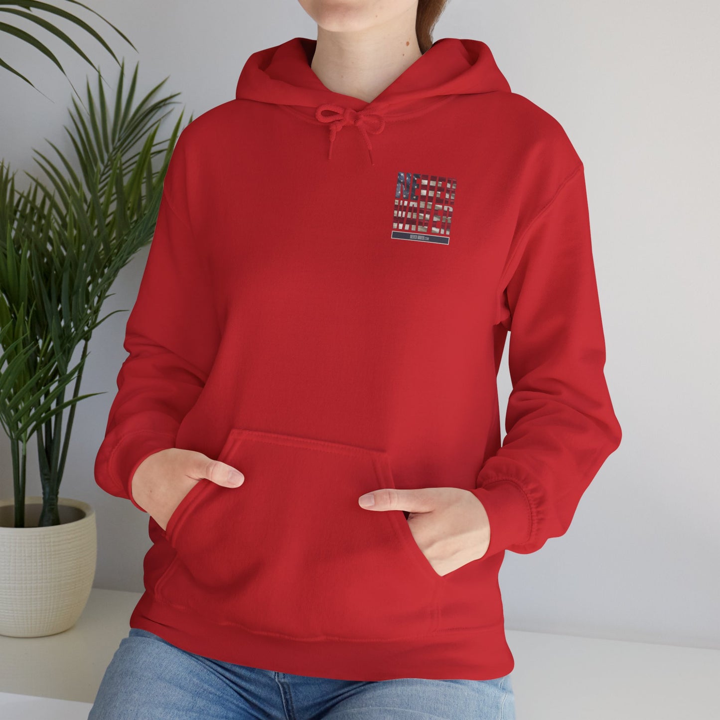 Never Waver Golf Hoodie - Unisex Heavy Blend™ Sweatshirt
