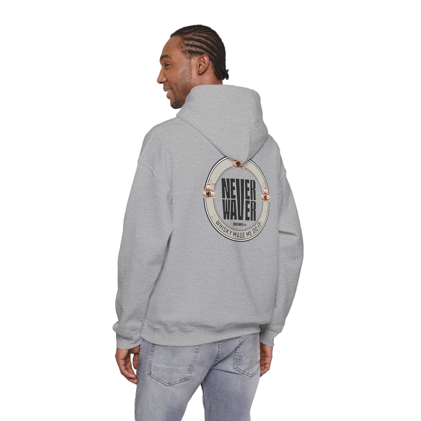 "Never Waver - Whiskey Made me do it?" Eco-Friendly Unisex Hoodie