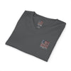'America Never Wavers' Patriotic Shirt Unisex V-Neck Tee