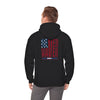Never Waver Stylized Flag DesighnPatriotic Unisex Heavy Blend Hoodie