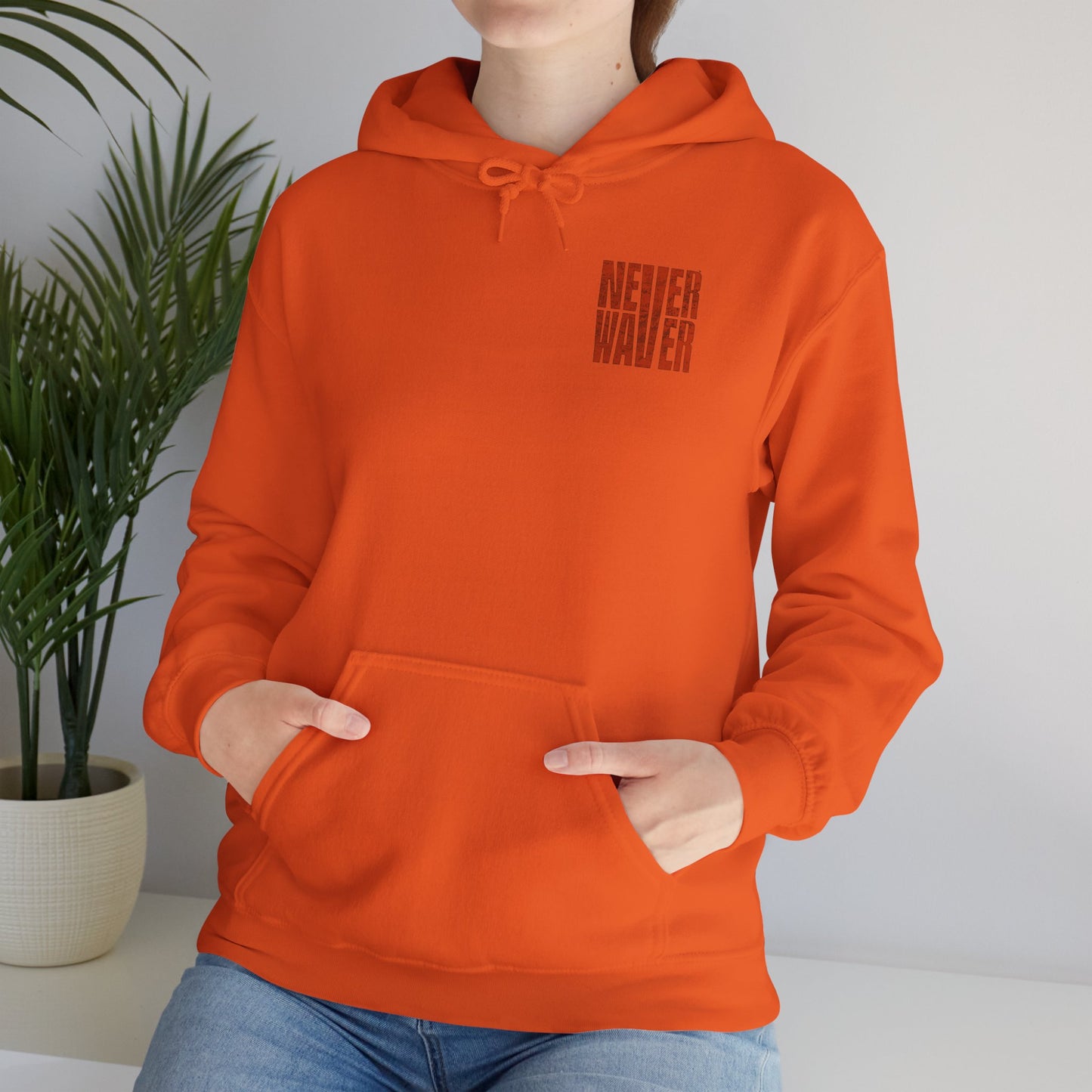 Cleveland Fans Never Waver Unisex Hooded Sweatshirt - Heavy Blend™