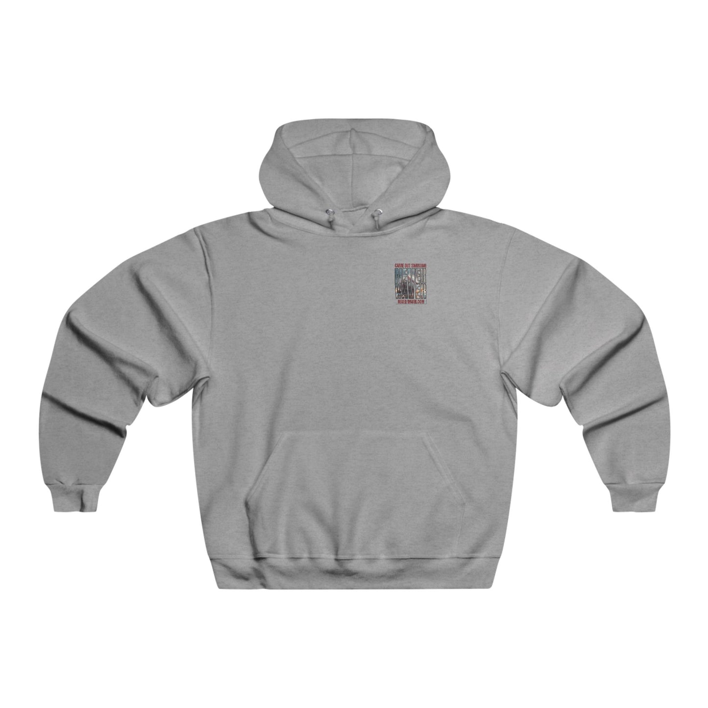 Never Waver — 'Came Out Swinging' Motivational Graphic Hoodie