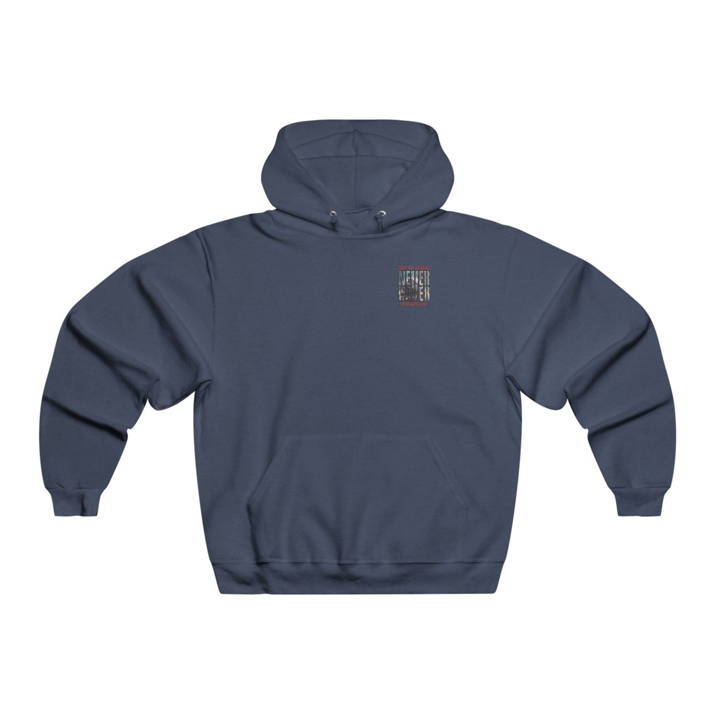 Never Waver — 'Came Out Swinging' Motivational Graphic Hoodie