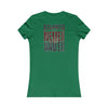 Atlanta Fans Never Waver W-Leopard Football Women's Favorite Tee