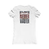 Atlanta Fans Never Waver W-Leopard Football Women's Favorite Tee