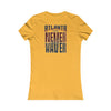 Atlanta Fans Never Waver W-Leopard Football Women's Favorite Tee