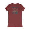 Atlanta Fans Never Waver W-Leopard Football Women's Favorite Tee