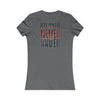 Atlanta Fans Never Waver W-Leopard Football Women's Favorite Tee