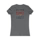 Atlanta Fans Never Waver W-Leopard Football Women's Favorite Tee by Printify