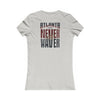 Atlanta Fans Never Waver W-Leopard Football Women's Favorite Tee