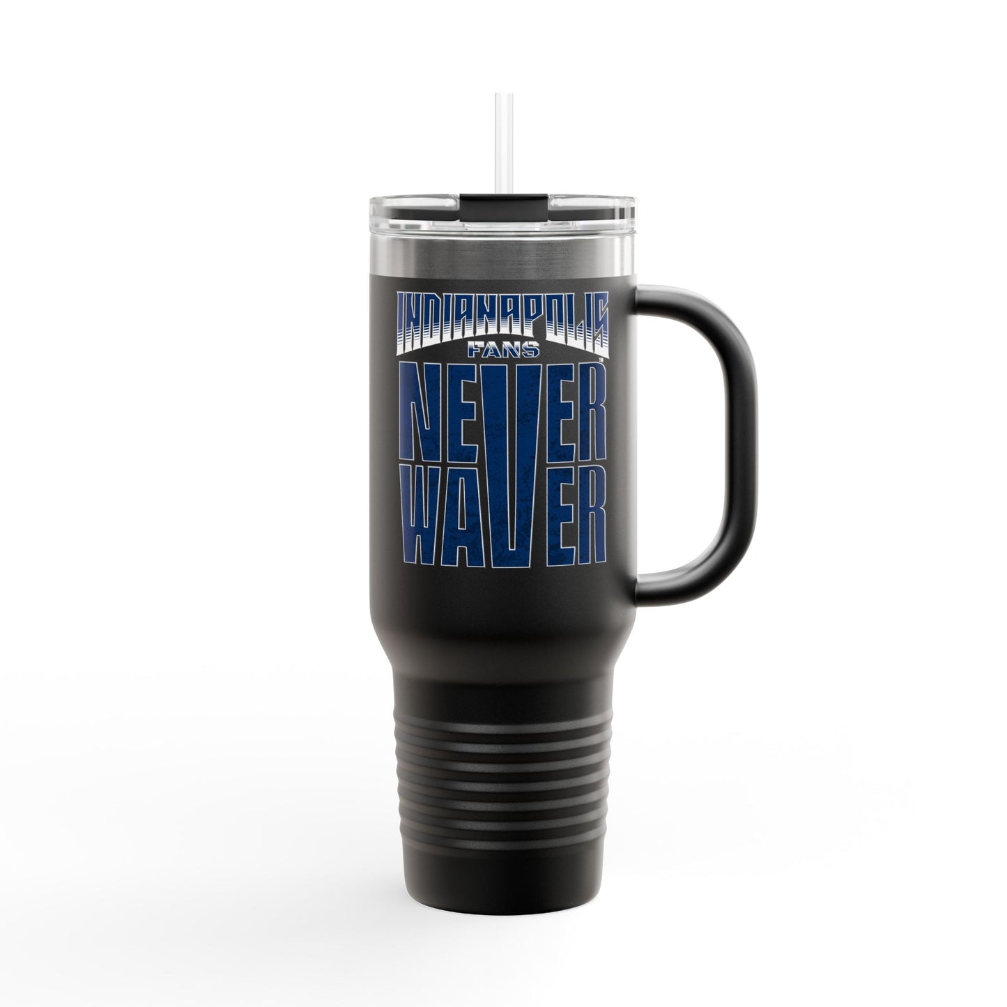 Indianapolis Fans Never Waver Insulated Travel Mug, 40oz