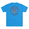 Respect Is Earned Never Waver It's Not Given Unisex Tri-Blend Crew Tee