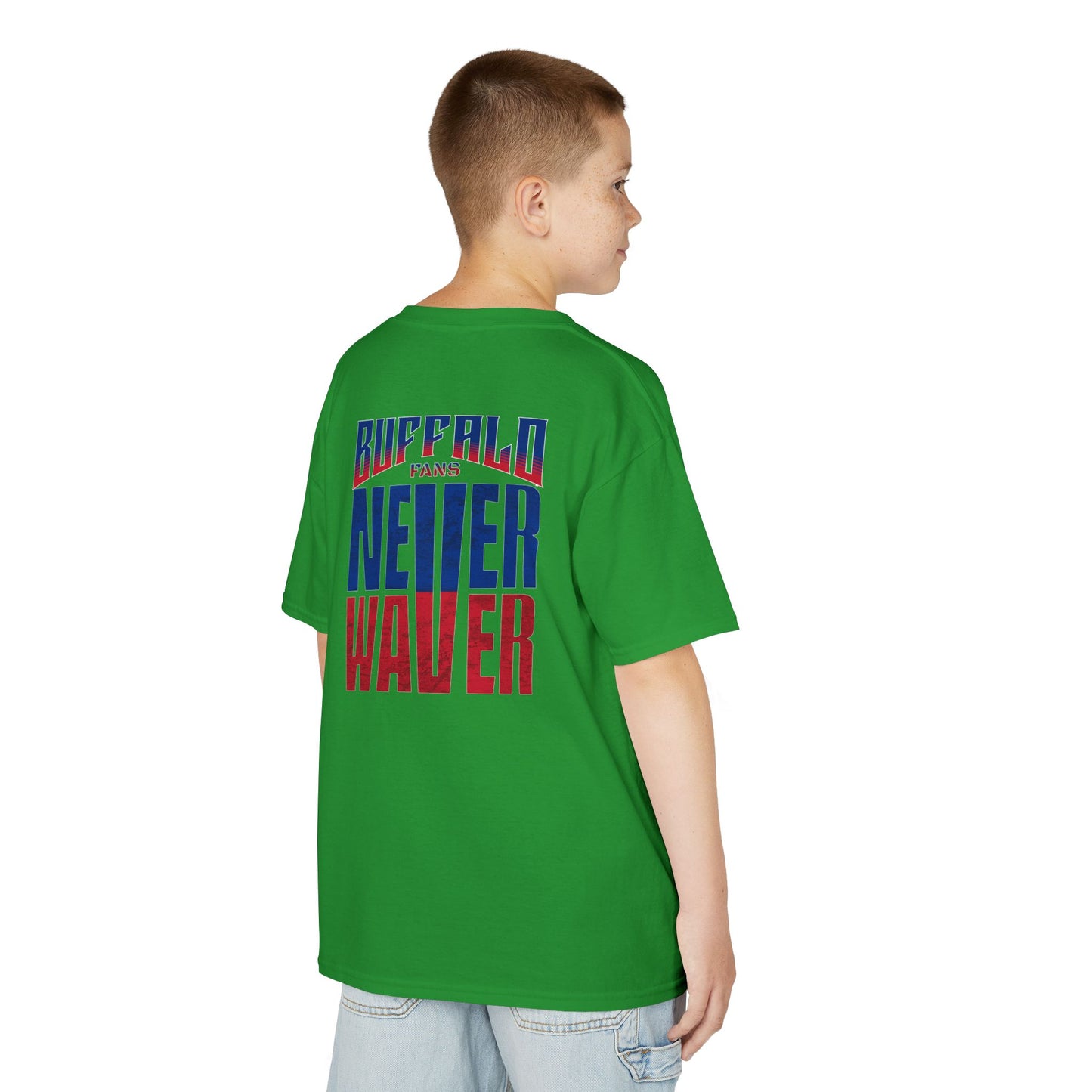 Buffalo Fans Never Waver Kids Heavy Cotton™ Tee