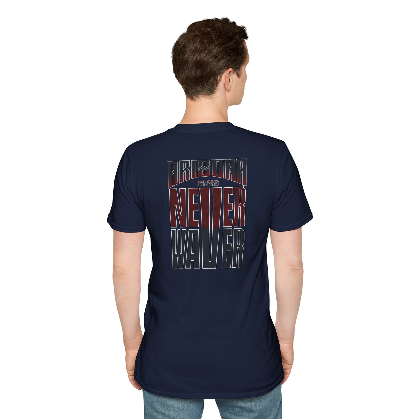Arizona Fans Never Waver Unisex Softstyle T-Shirt