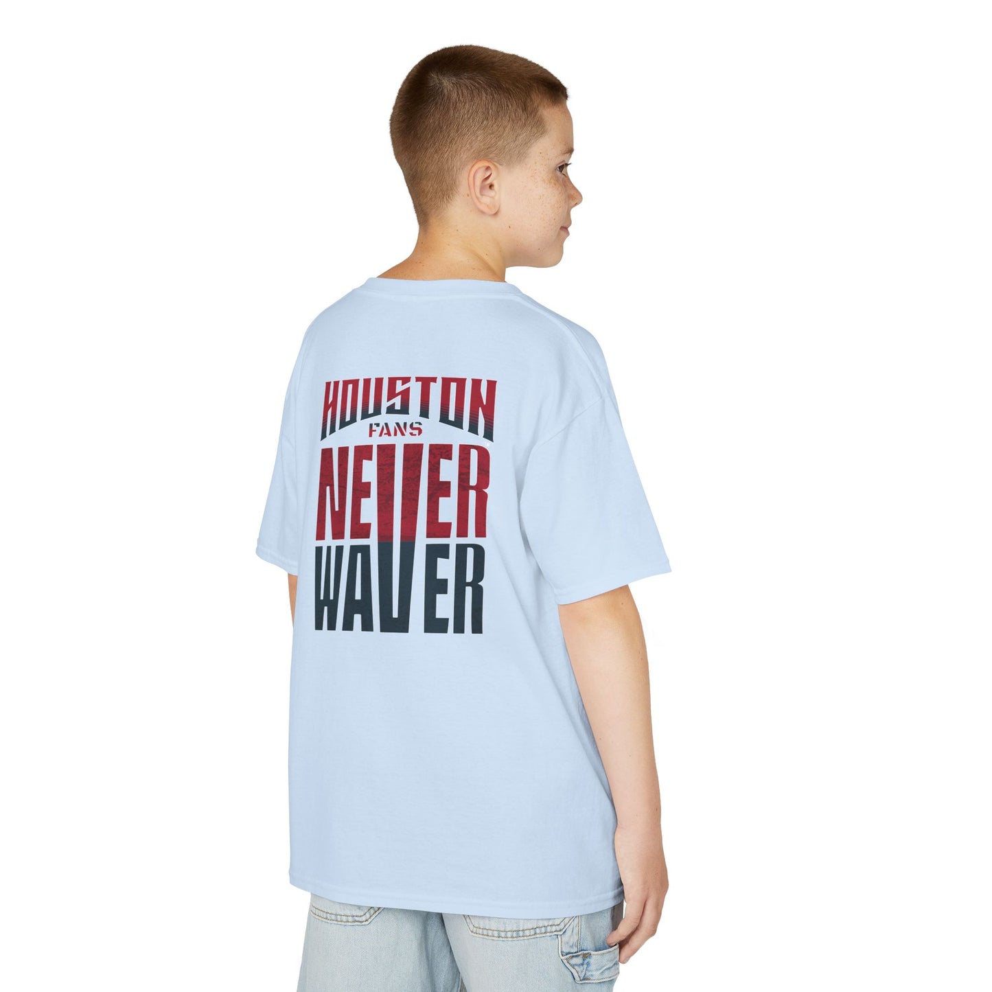Houston Fans Never Waver Kids Heavy Cotton™ Tee