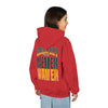 Green Bay Fans Never Waver Youth Heavy Blend Hooded Sweatshirt