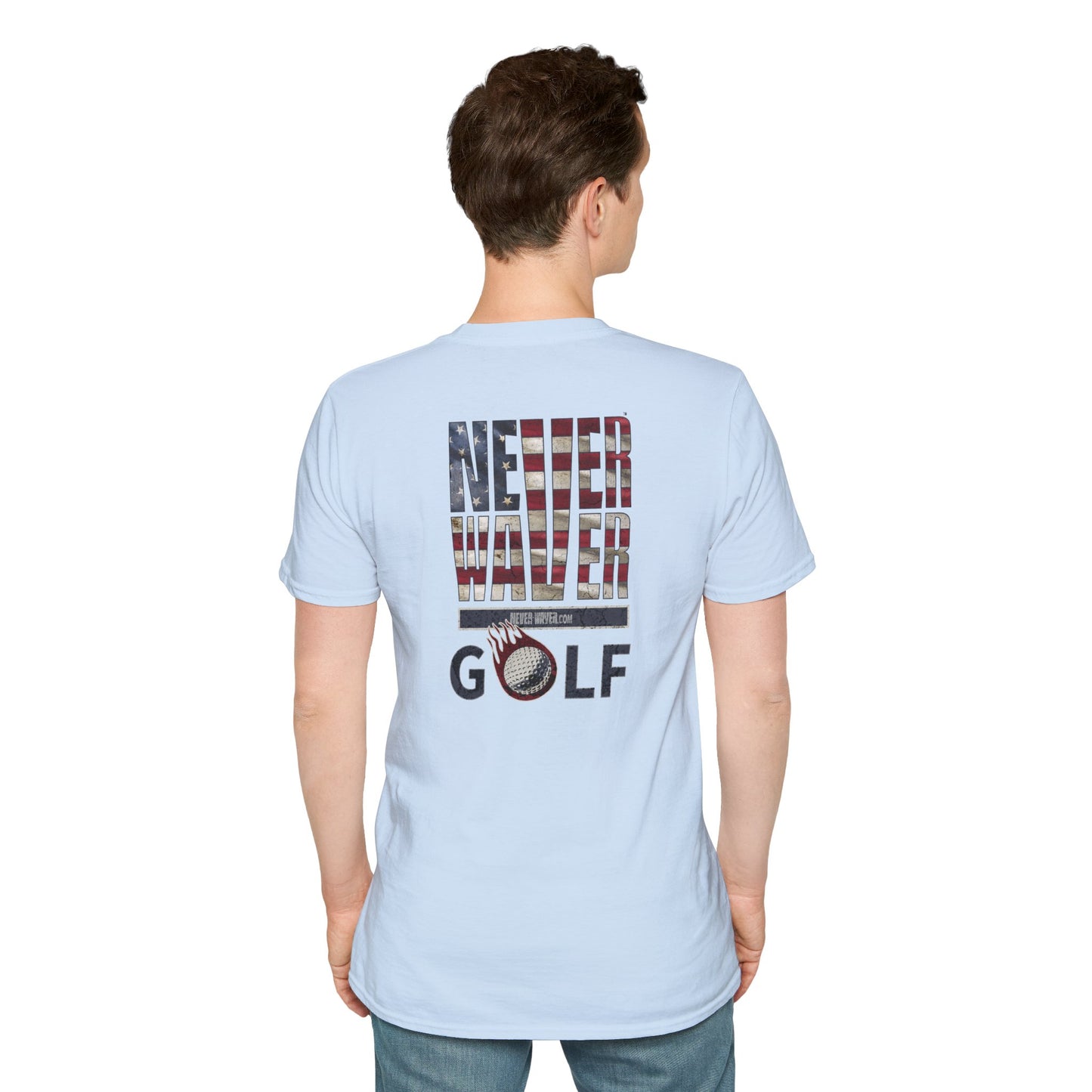 Never Waver Golf Unisex Soft style T-Shirt
