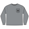Unisex Long Sleeve Pocket T-Shirt - Never Waver PAPA Because Grandpa Is For Old Guys Design