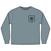 Unisex Long Sleeve Pocket T-Shirt - Never Waver PAPA Because Grandpa Is For Old Guys Design
