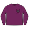 Unisex Long Sleeve Pocket T-Shirt - Never Waver PAPA Because Grandpa Is For Old Guys Design