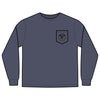 Unisex Long Sleeve Pocket T-Shirt - Never Waver PAPA Because Grandpa Is For Old Guys Design