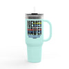 Never Waver Always Back Our First Responders Insulated Travel Mug, 40oz