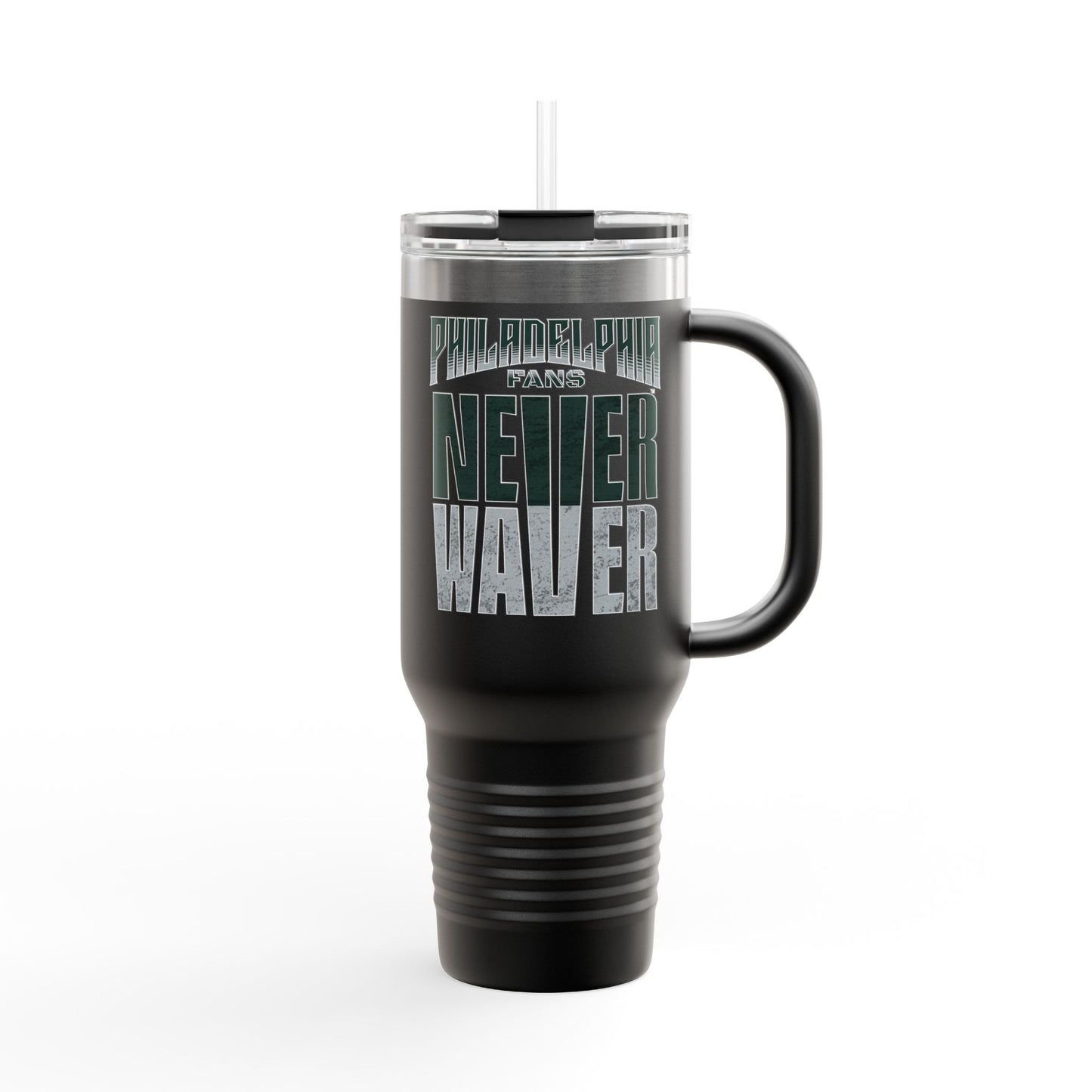 Philadelphia Fans Never Waver Insulated Travel Mug, 40oz