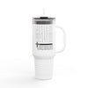 "Never Waver” Jesus Insulated Travel Mug -a bold, eye-catching design that reflects a steadfast faith and confidence in Christ. " - 40oz Sporty Drinkware